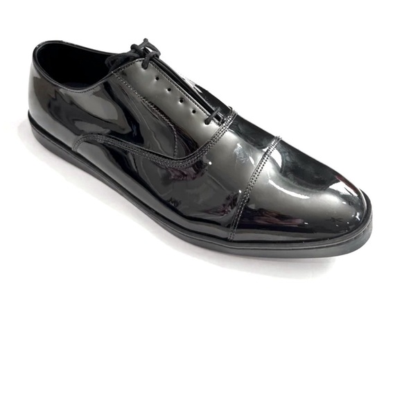 Allen Edmonds Mens Black Patent Leather Shoe Oxford Dress Tuxedo Shoes 12EEE main image 9